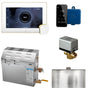Mr. Steam - MS (XButler) 7.5 kW (7500 W) Steam Shower Generator Package with iSteamX Control in White Satin Brass - White Satin Brass