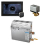 Mr. Steam - MS (iSteamX) 9 kW (9000 W) Steam Shower Generator Package with iSteamX Control in Black Brushed Nickel - Black Brushed Nickel