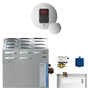 Mr. Steam - Super (Butler) 12 kW (12000 W) Steam Shower Generator Package with iTempoPlus Control in Round Polished Chrome - Polished Chrome