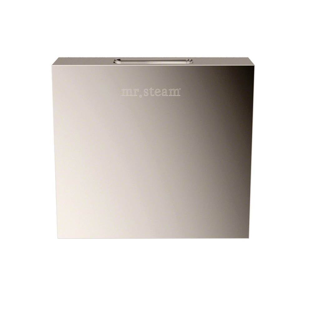 Mr. Steam - Aroma Designer 3 in. W. Steamhead with AromaTherapy Reservoir in Square Polished Nickel - Polished Nickel