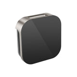 Mr. Steam - Aroma Glass 3 in. W. Steamhead with AromaTherapy Reservoir in Black Brushed Nickel - Black Brushed Nickel