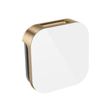 Mr. Steam - Aroma Glass 3 in. W. Steamhead with AromaTherapy Reservoir in White Brushed Bronze - White Brushed Bronze