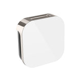 Mr. Steam - Aroma Glass 3 in. W. Steamhead with AromaTherapy Reservoir in White Polished Nickel - White Polished Nickel