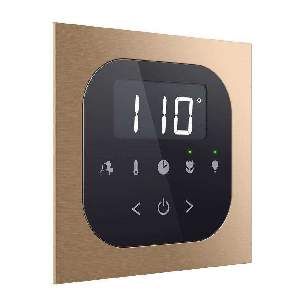 Mr. Steam - AirTempo , FLUSH MNT KIT SQ BB - Brushed Bronze