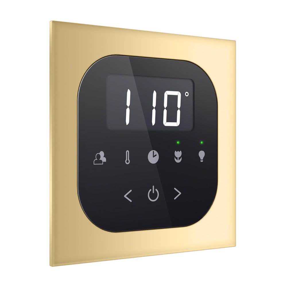 Mr. Steam - AirTempo , FLUSH MNT KIT SQ PB - Polished Brass