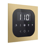 Mr. Steam - AirTempo , FLUSH MNT KIT SQ SB - Satin Brass