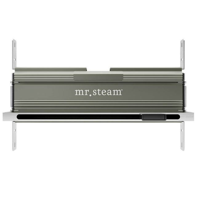 Mr. Steam - Linear 27 in. W. Steamhead with AromaTherapy Reservoir in Aluminum - Aluminum