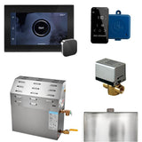 Mr. Steam - Super (XButler) 15 kW (15000 W) Steam Shower Generator Package with iSteamX Control in Black Polished Chrome - Black Polished Chrome