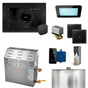 Mr. Steam - Super (XDream) 15000-Watt Steam Generator with iSteamX Control and Aroma Glass Steamhead in Black Matte Black - Black Matte Black