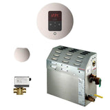 MS (iTempo) 9 kW (9000 W) Steam Shower Generator Package with iTempo Control in Round Brushed Nickel