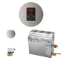 Mr. Steam - MS (iTempo) 9 kW (9000 W) Steam Shower Generator Package with iTempo Control in Round Brushed Nickel - Brushed Nickel