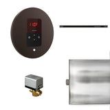 Mr. Steam - Basic Butler Linear Steam Shower Control Package with iTempo Control and Linear SteamHead in Round Oil Rubbed Bronze - Oil Rubbed Bronze