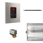 Mr. Steam - Basic Butler Linear Steam Shower Control Package with iTempo Control and Linear SteamHead in Square Brushed Nickel - Brushed Nickel