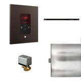 Mr. Steam - Basic Butler Linear Steam Shower Control Package with iTempo Control and Linear SteamHead in Square Oil Rubbed Bronze - Oil Rubbed Bronze