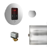 Mr. Steam - Basic Butler Steam Shower Control Package with iTempo Control and Aroma Designer SteamHead in Round Polished Chrome - Polished Chrome