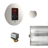 Mr. Steam - Basic Butler Steam Shower Control Package with iTempo Control and Aroma Designer SteamHead in Round Polished Nickel - Polished Nickel