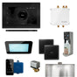 Mr. Steam - Bliss Linear Programmable Steam Generator Control Kit with iSteamX Control and Linear Steamhead in Black Matte Black - Black Matte Black