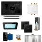 Mr. Steam - Bliss Max Linear Programmable Steam Generator Control Kit with iSteamX Control and Linear Steamhead in Black Polished Chrome - Black Polished Chrome