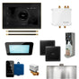 Mr. Steam - Bliss Max Linear Programmable Steam Generator Control Kit with iSteamX Control and Linear Steamhead in Black Satin Brass - Black Satin Brass