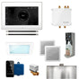 Mr. Steam - Bliss Max Linear Programmable Steam Generator Control Kit with iSteamX Control and Linear Steamhead in White Brushed Nickel - White Brushed Nickel
