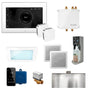 Mr. Steam - Bliss Max Programmable Steam Generator Control Kit with iSteamX Control and Aroma Glass Steamhead in White Polished Chrome - White Polished Chrome