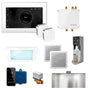 Mr. Steam - Bliss Max Programmable Steam Generator Control Kit with iSteamX Control and Aroma Glass Steamhead in White Polished Nickel - White Polished Nickel