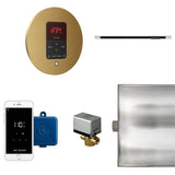 Mr. Steam - Butler Linear Steam Shower Control Package with iTempoPlus Control and Linear SteamHead in Round Custom Plated/Unfinished - Custom Plated/Unfinished