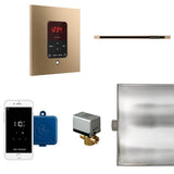 Mr. Steam - Butler Linear Steam Shower Control Package with iTempoPlus Control and Linear SteamHead in Square Brushed Bronze - Brushed Bronze