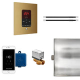 Mr. Steam - Butler Max Linear Steam Shower Control Package with iTempoPlus Control and Linear SteamHead in Square Custom Plated/Unfinished - Custom Plated/Unfinished