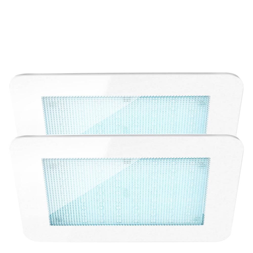 Mr. Steam - 12.62 in. W. ChromaTherapy Light with LED Clusters in White (2-Pack) - White