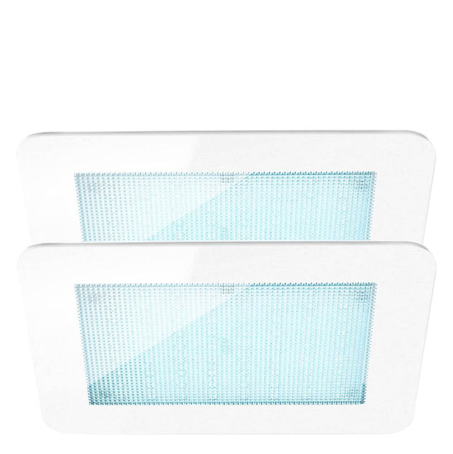 Mr. Steam - 12.62 in. W. ChromaTherapy Light with LED Clusters in White (2-Pack) - White
