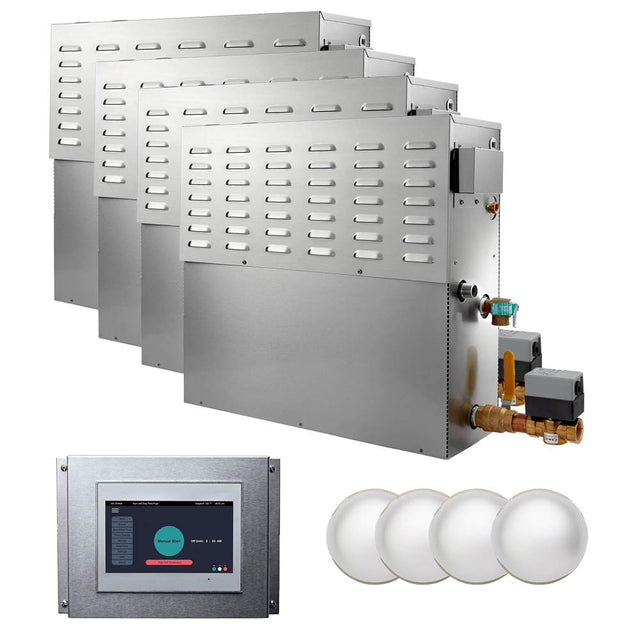Mr. Steam - CU 120000-Watt Steam Generator with Integrated Control and Commercial Steamhead