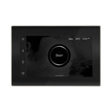 XButler Steam Shower Control Package with iSteamX Control and Aroma Glass SteamHead in White Brushed Bronze