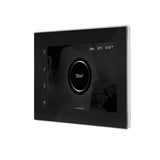 iSteamX Steam Shower Control and Aroma Glass SteamHead in Black Brushed Bronze