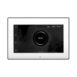 Super (iSteamX) 10 kW (10000 W) Steam Shower Generator Package with iSteamX Control in White Matte Black