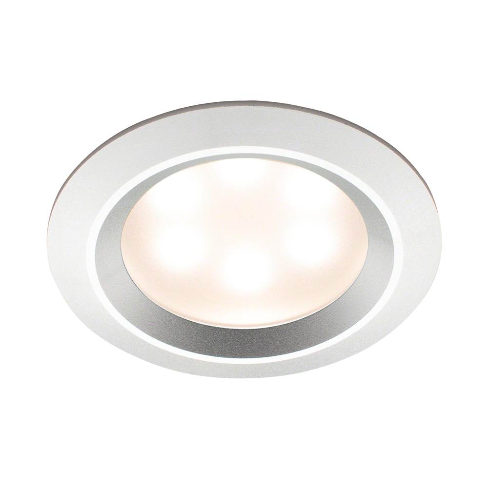 Mr. Steam - Recessed LED Light in Aluminum Satin - Satin Aluminum