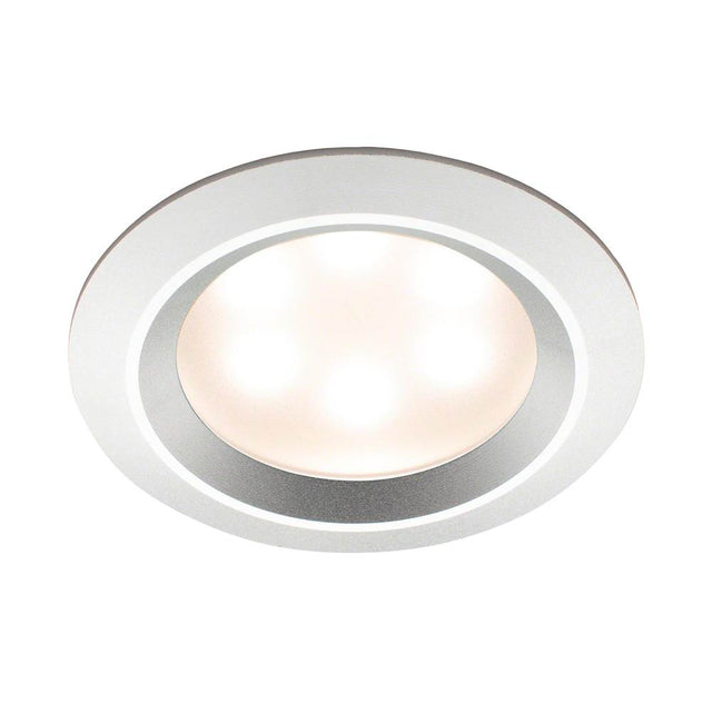 Mr. Steam - Recessed LED Light in Aluminum Satin - Satin Aluminum