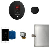 Mr. Steam - Butler Steam Shower Control Package with iTempoPlus Control and Aroma Designer SteamHead in Round Matte Black - Matte Black