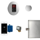 Mr. Steam - Butler Steam Shower Control Package with iTempoPlus Control and Aroma Designer SteamHead in Round Polished Chrome - Polished Chrome