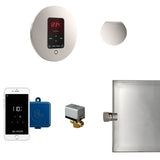 Mr. Steam - Butler Steam Shower Control Package with iTempoPlus Control and Aroma Designer SteamHead in Round Polished Nickel - Polished Nickel