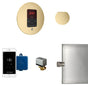 Mr. Steam - Butler Steam Shower Control Package with iTempoPlus Control and Aroma Designer SteamHead in Round Satin Brass - Satin Brass