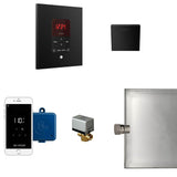 Mr. Steam - Butler Steam Shower Control Package with iTempoPlus Control and Aroma Designer SteamHead in Square Matte Black - Matte Black