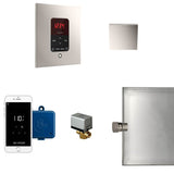 Mr. Steam - Butler Steam Shower Control Package with iTempoPlus Control and Aroma Designer SteamHead in Square Polished Nickel - Polished Nickel