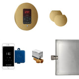 Mr. Steam - Butler Max Steam Shower Control Package with iTempoPlus Control and Aroma Designer SteamHead in Round Custom Plated/Unfinished - Custom Plated/Unfinished