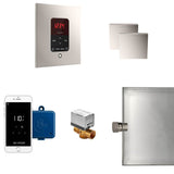 Mr. Steam - Butler Max Steam Shower Control Package with iTempoPlus Control and Aroma Designer SteamHead in Square Polished Nickel - Polished Nickel