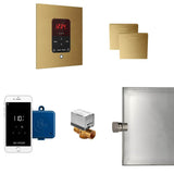 Mr. Steam - Butler Max Steam Shower Control Package with iTempoPlus Control and Aroma Designer SteamHead in Square Custom Plated/Unfinished - Custom Plated/Unfinished