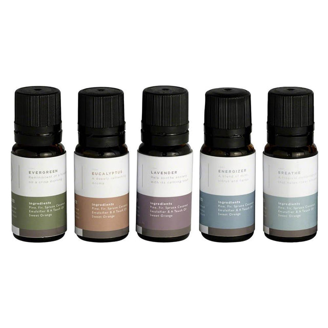 Mr. Steam - Multi Essential Aroma Oil Package in 10 mL Bottle