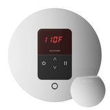 Mr. Steam - iTempo Steam Shower Control and Aroma Designer SteamHead in Round Polished Chrome - Polished Chrome