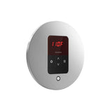 iTempo Steam Shower Control and Aroma Designer SteamHead in Round Brushed Bronze