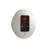 iTempo Steam Shower Control and Aroma Designer SteamHead in Round Brushed Bronze